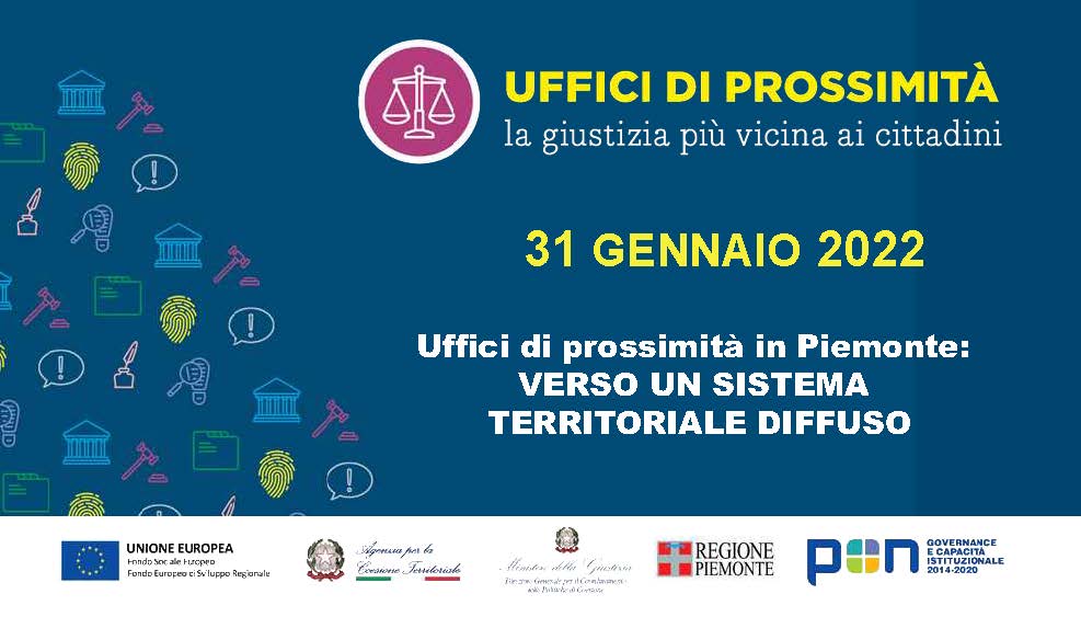 Regione Piemonte: Uffici di prossimità, la giustizia più vicina ai cittadini image